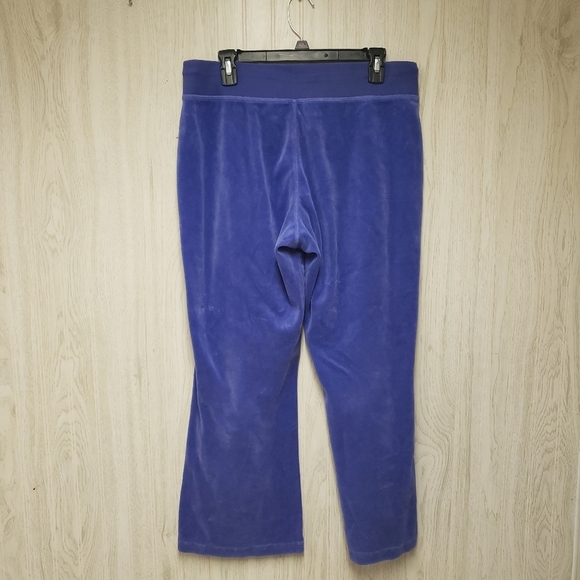 Tek Gear Velour Purple Hoodie Pants Set XL - Picture 5 of 8